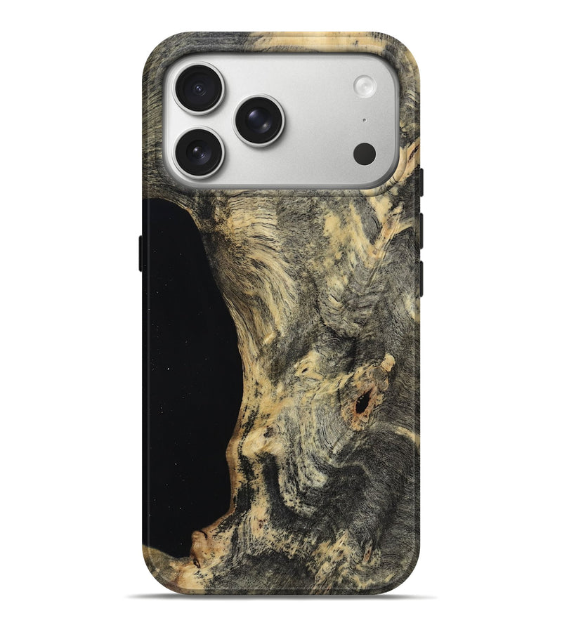 iPhone 17 Pro Max Wood Live Edge Phone Case - Hayley (Wood Burl, 813362)