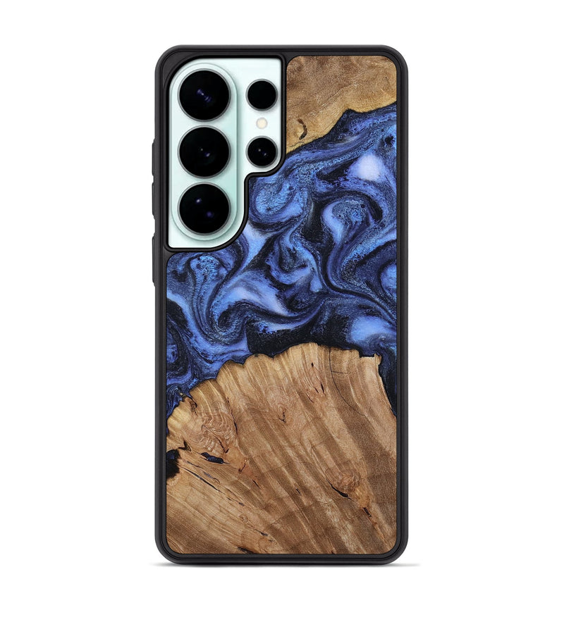 Galaxy S26 Ultra Wood Phone Case - Stoney (Blue, 813405)