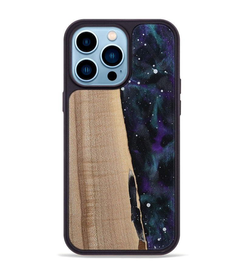 iPhone 14 Pro Max Wood Phone Case - Ayaan (Cosmos, 813408)