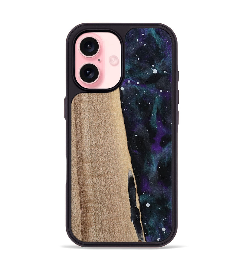 iPhone 16 Wood Phone Case - Ayaan (Cosmos, 813408)