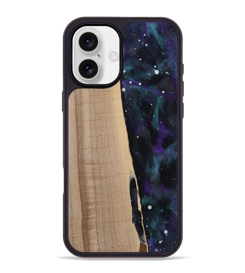 iPhone 16 Plus Wood Phone Case - Ayaan (Cosmos, 813408)