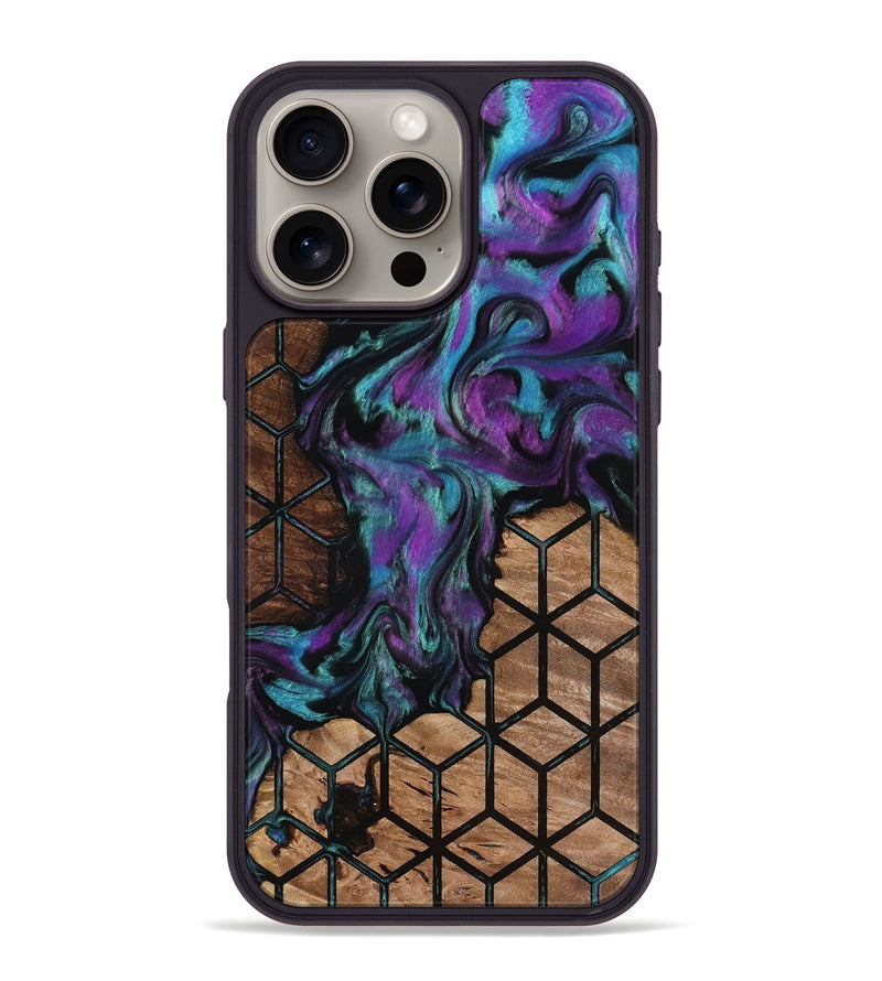 iPhone 16 Pro Max Wood Phone Case - Keara (Pattern, 813446)