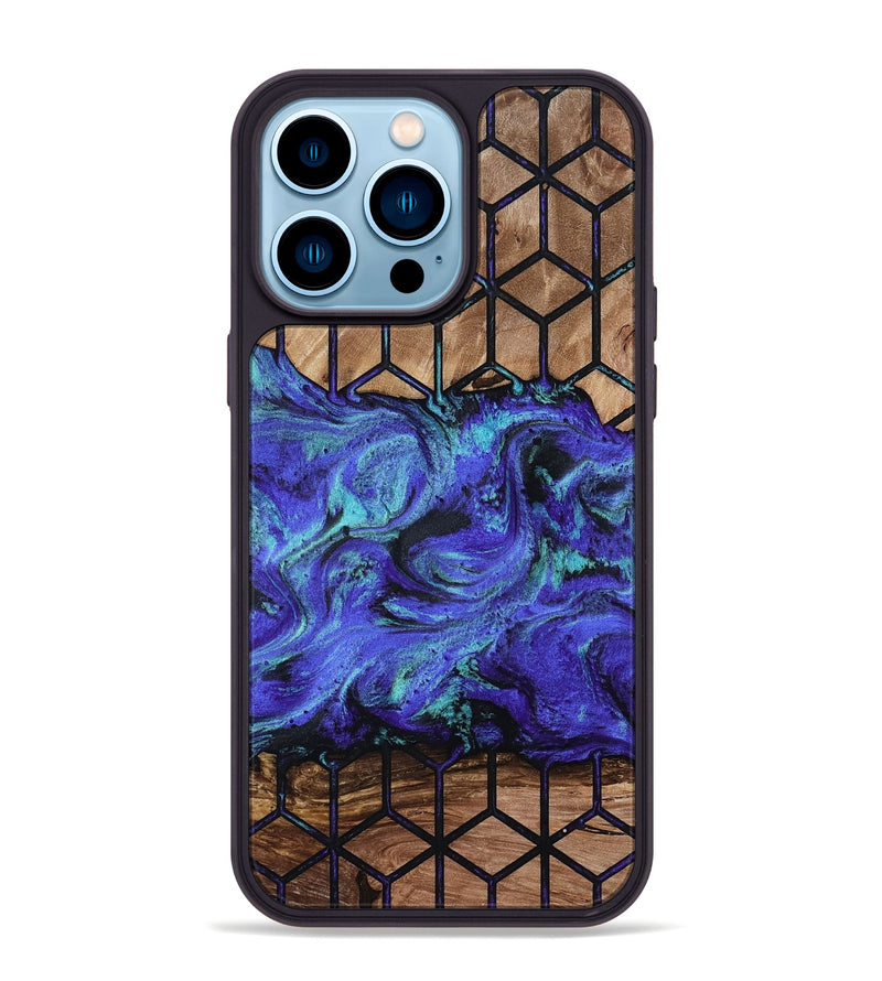 iPhone 14 Pro Max Wood Phone Case - Janiyah (Pattern, 813447)