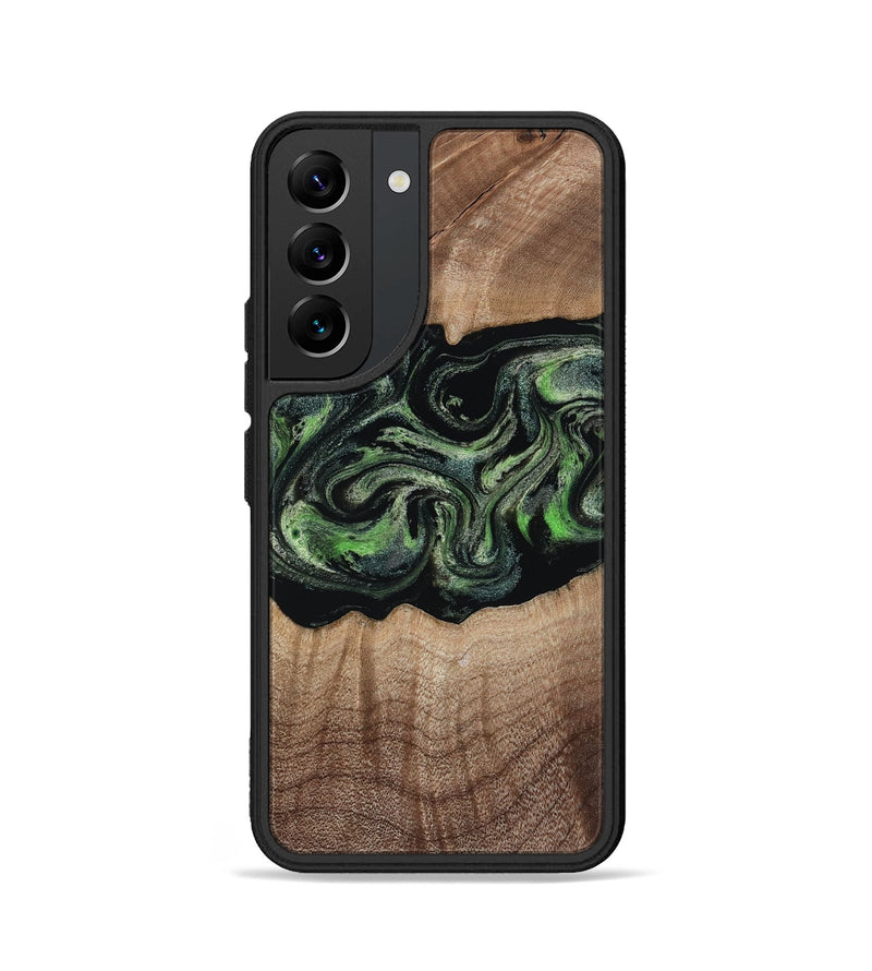 Galaxy S22 Wood Phone Case - Carlee (Green, 813476)