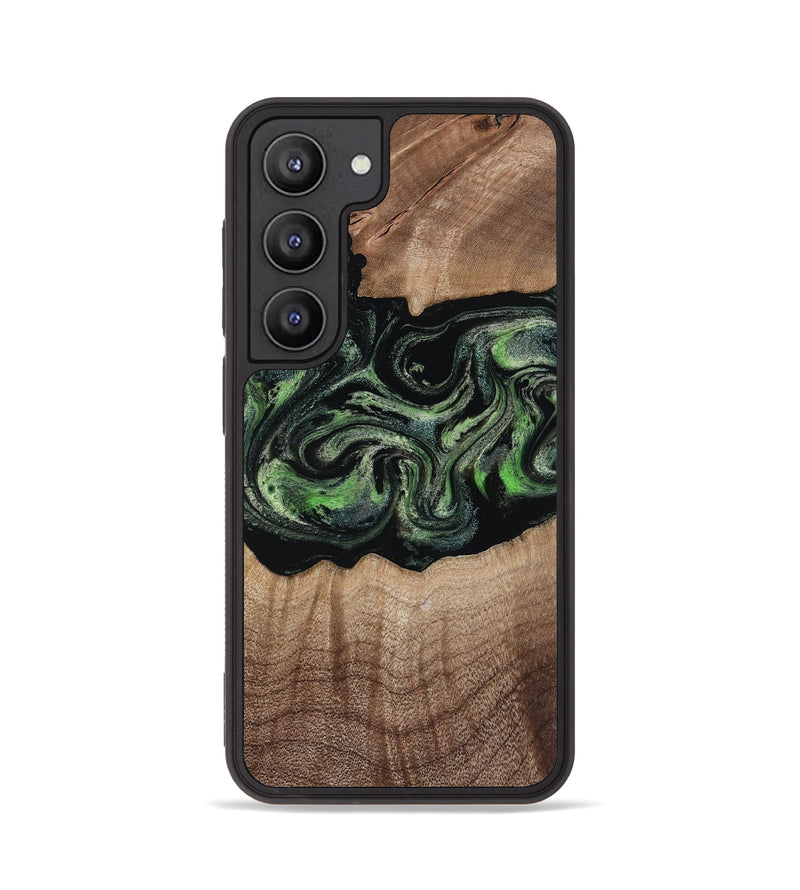 Galaxy S23 Wood Phone Case - Carlee (Green, 813476)