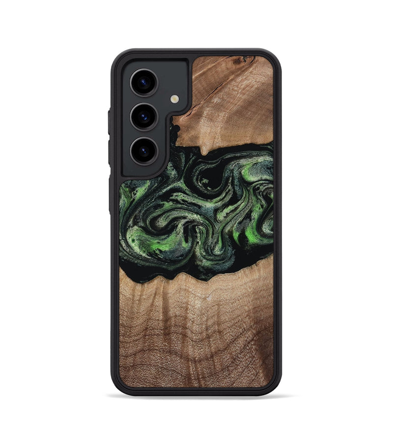 Galaxy S24 Wood Phone Case - Carlee (Green, 813476)