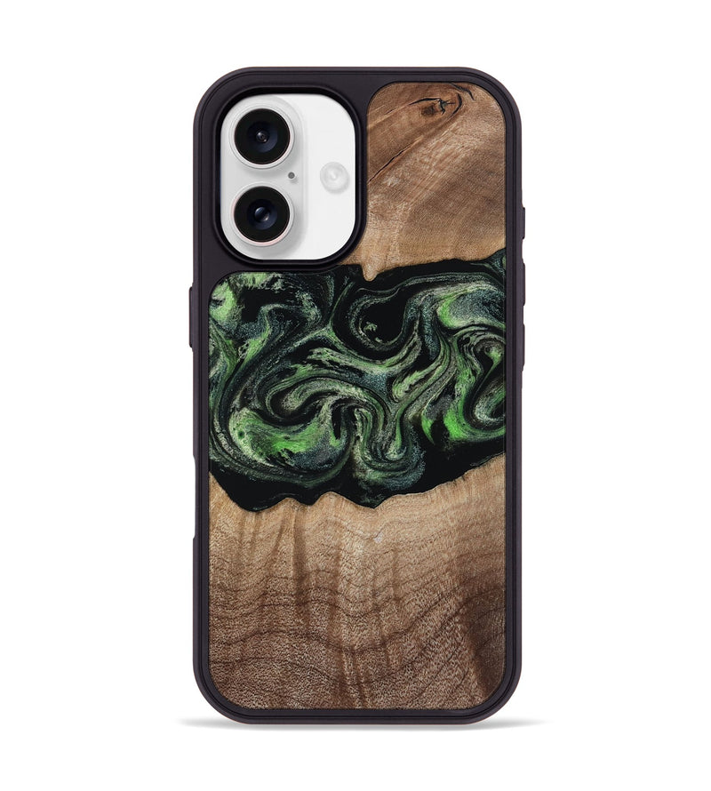 iPhone 17 Wood Phone Case - Carlee (Green, 813476)