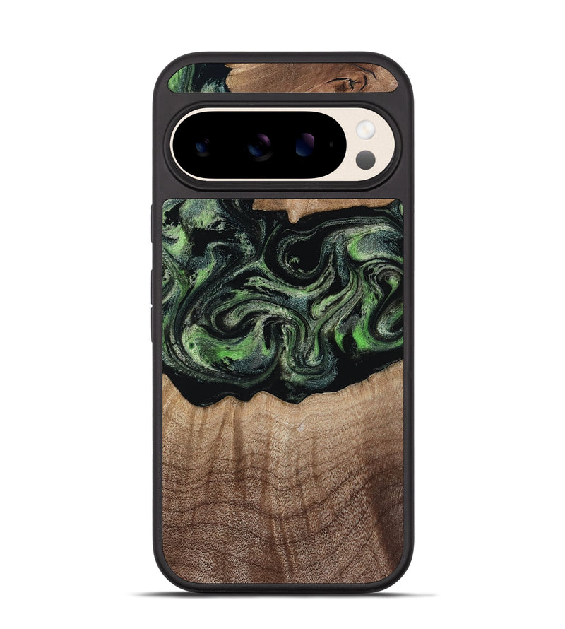 Pixel 10 Pro Wood Phone Case - Carlee (Green, 813476)