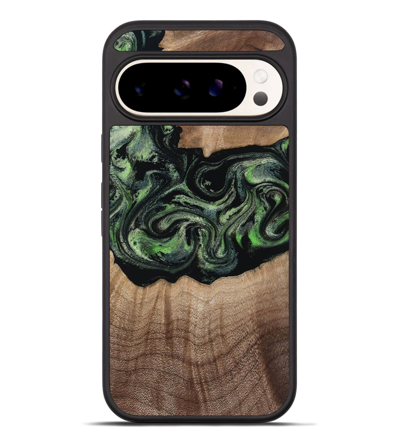 Pixel 10 Pro XL Wood Phone Case - Carlee (Green, 813476)