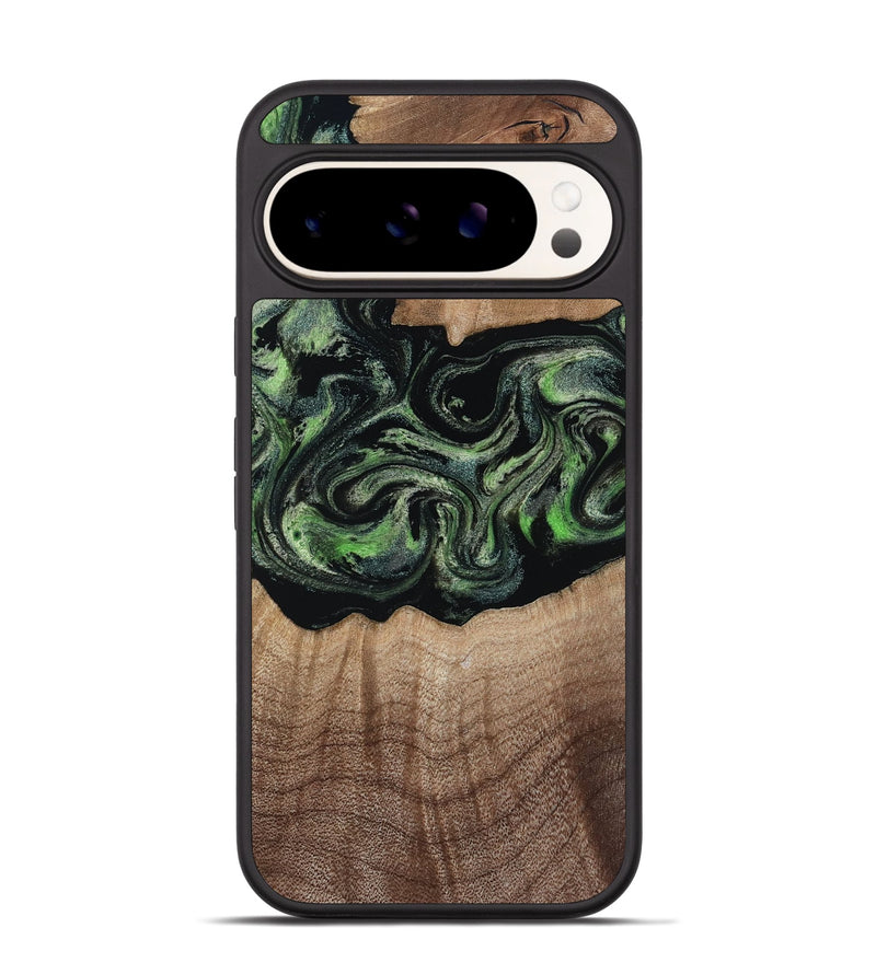 Pixel 9 Pro Wood Phone Case - Carlee (Green, 813476)