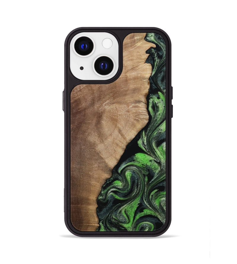 iPhone 13 Wood Phone Case - Ken (Green, 813479)