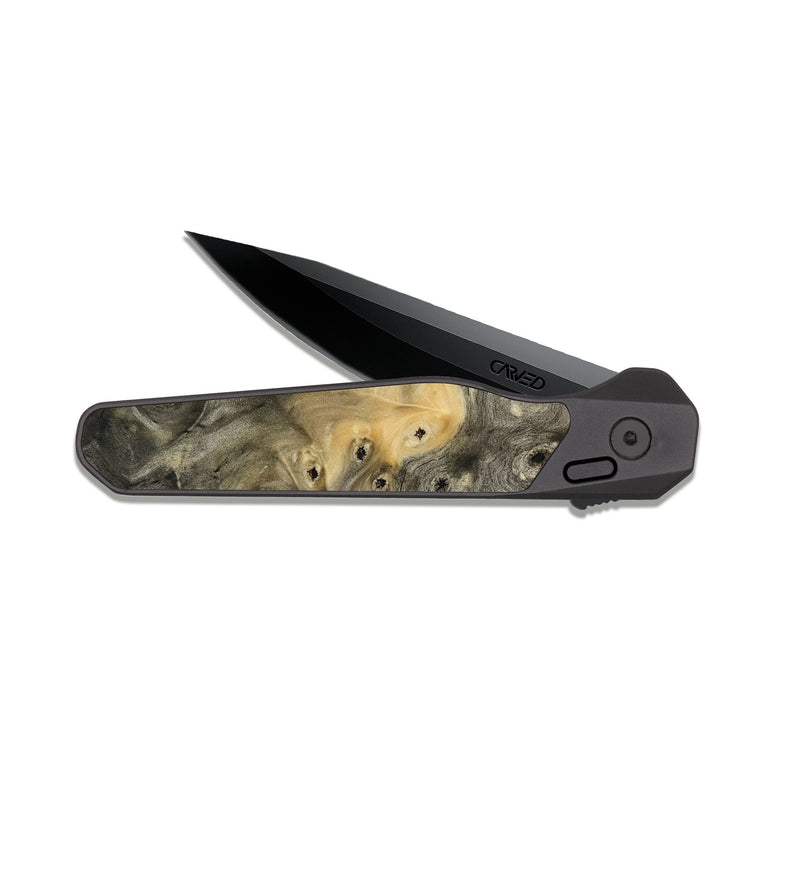 EDC Dark Slate Wood Pocket Knife - Derick (Cosmos, 813538)