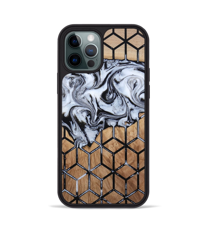 iPhone 12 Pro Wood Phone Case - Shelbie (Pattern, 813546)