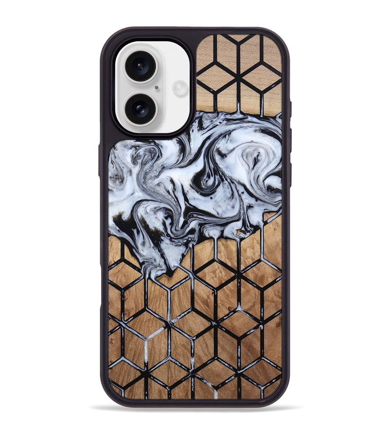 iPhone 16 Plus Wood Phone Case - Shelbie (Pattern, 813546)