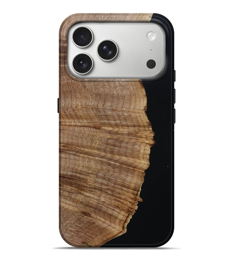 iPhone 17 Pro Max Wood Live Edge Phone Case - Floyd (Wood Burl, 813567)