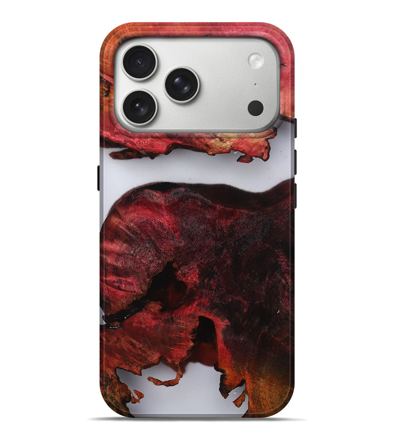 iPhone 17 Pro Max Wood Live Edge Phone Case - Reba (Clear, 813572)