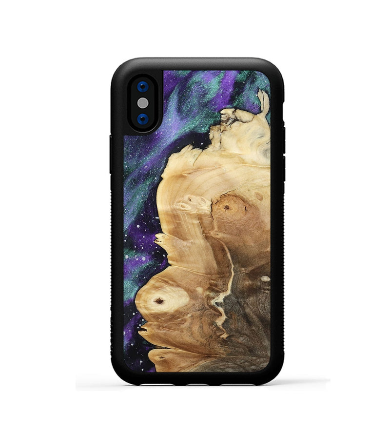 iPhone Xs Wood Phone Case - Sariyah (Cosmos, 813620)