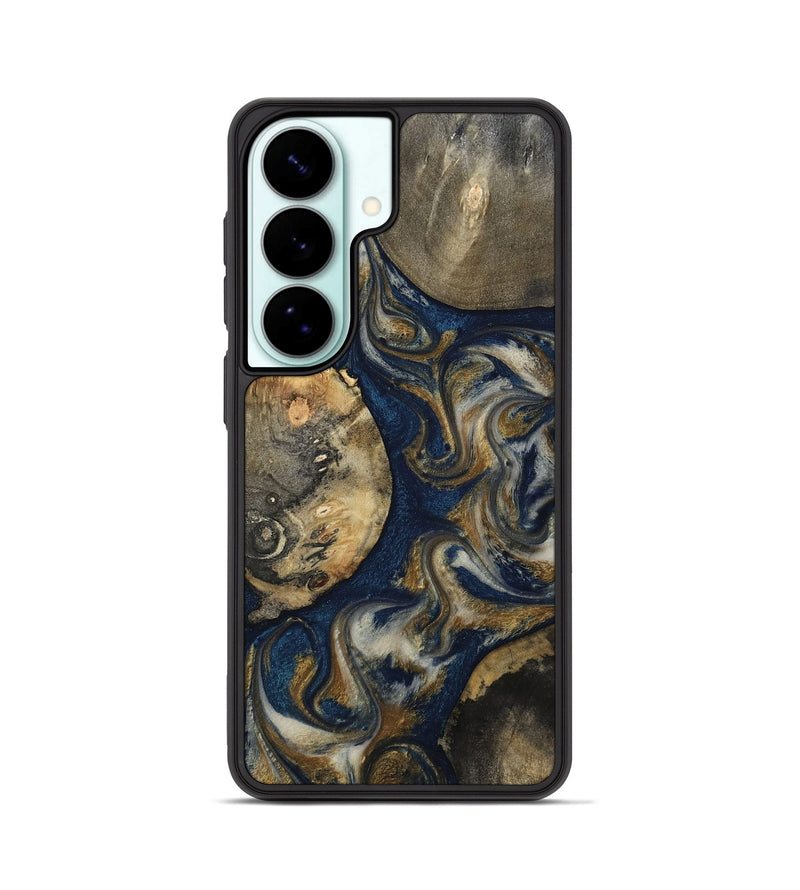 Galaxy S26 Wood Phone Case - Hope (Teal & Gold, 813627)