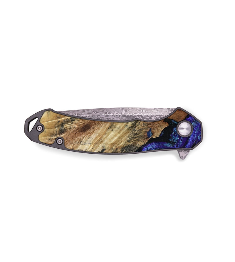 EDC Wood Pocket Knife - Agnes (Purple, 813639)