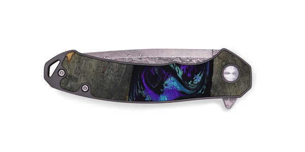 EDC Wood Pocket Knife - Giles (Purple, 813641)