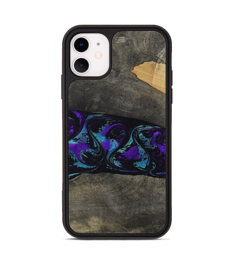 iPhone 11 Wood Phone Case - Giles (Purple, 813641)