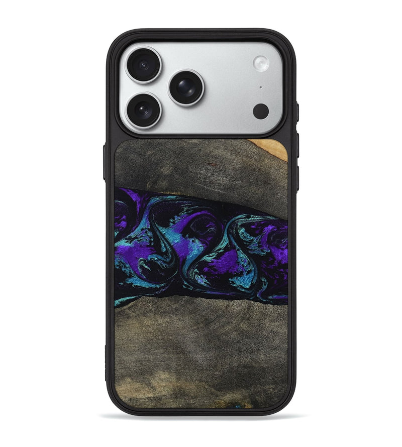 iPhone 18 Pro Max Wood Phone Case - Giles (Purple, 813641)