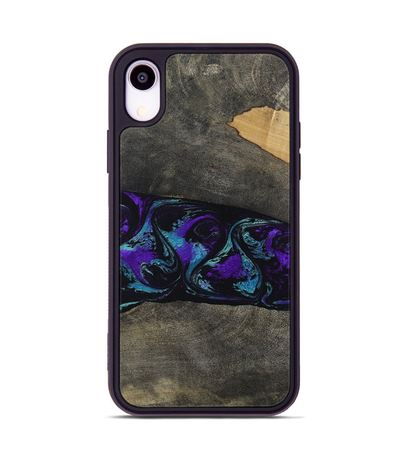 iPhone Xr Wood Phone Case - Giles (Purple, 813641)