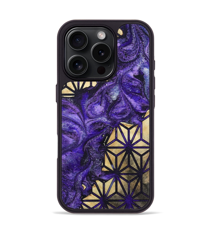 iPhone 16 Pro Wood Phone Case - Shelby (Pattern, 813656)
