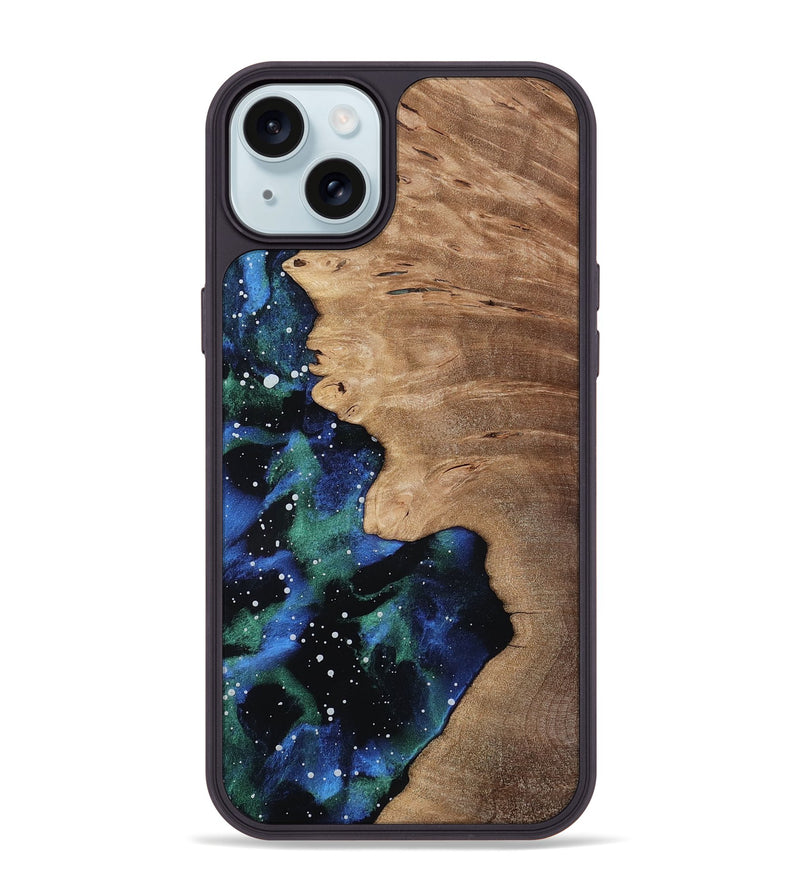 iPhone 15 Plus Wood Phone Case - Evelyn (Cosmos, 813758)