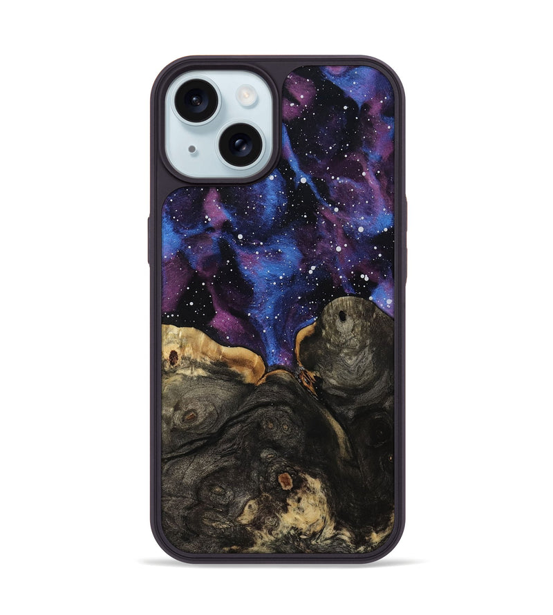 iPhone 15 Wood Phone Case - Elowyn (Cosmos, 813763)