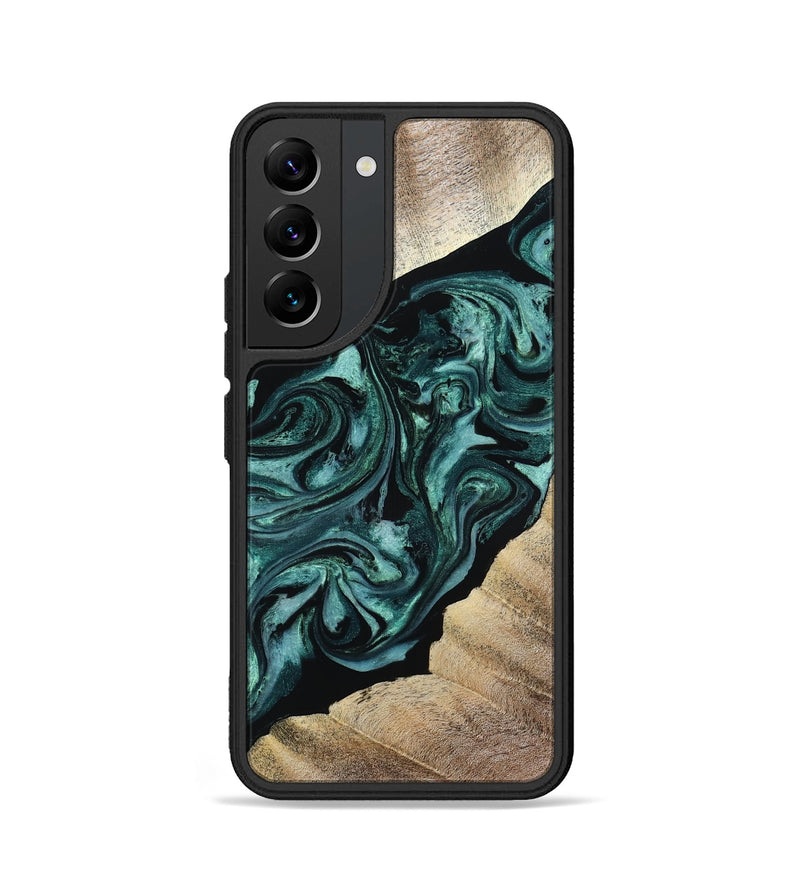 Galaxy S22 Wood Phone Case - Ronald (Green, 813768)