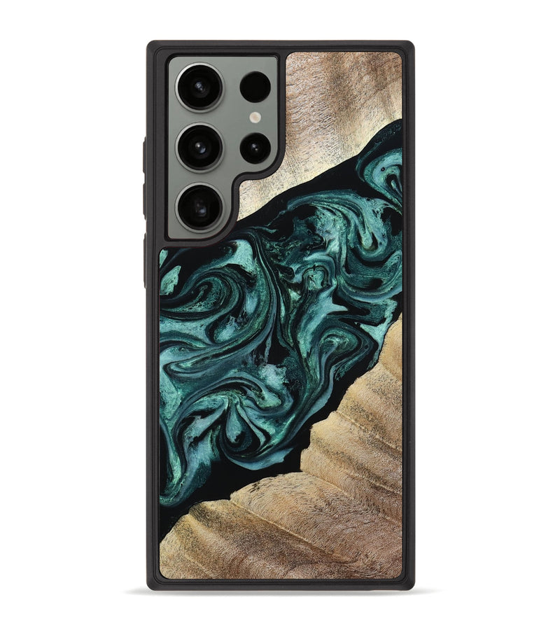 Galaxy S23 Ultra Wood Phone Case - Ronald (Green, 813768)