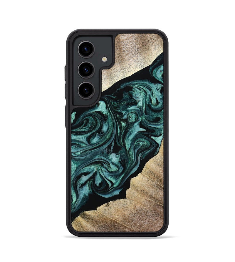 Galaxy S24 Wood Phone Case - Ronald (Green, 813768)