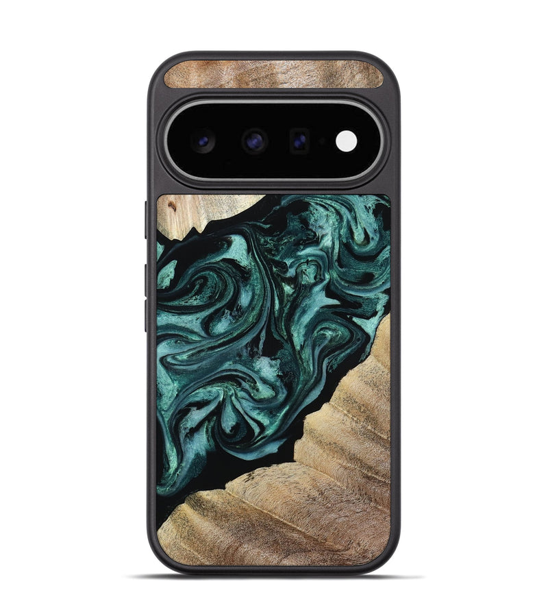 Pixel 11 Wood Phone Case - Ronald (Green, 813768)