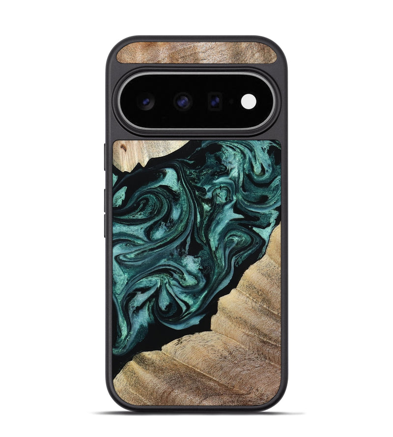 Pixel 11 Pro Wood Phone Case - Ronald (Green, 813768)