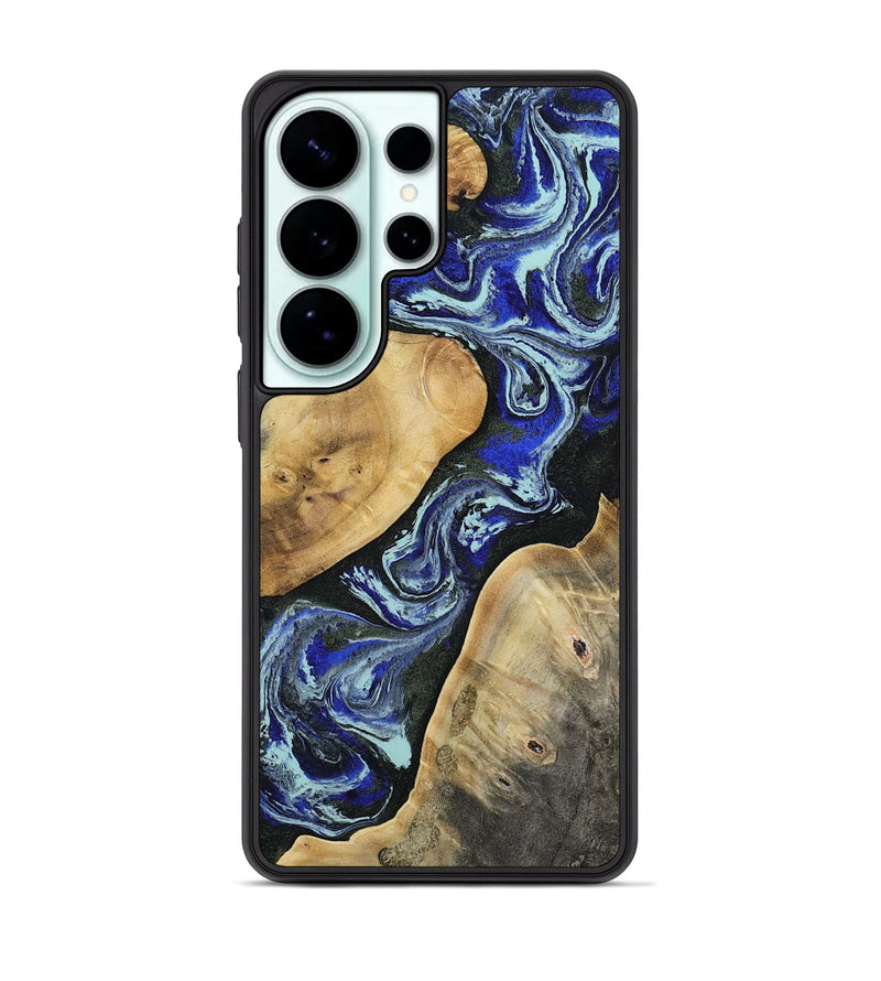 Galaxy S26 Ultra Wood Phone Case - Lela (Blue, 813769)