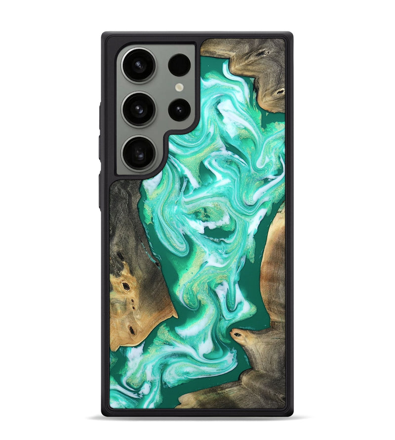 Galaxy S24 Ultra Wood Phone Case - Sade (Green, 813770)