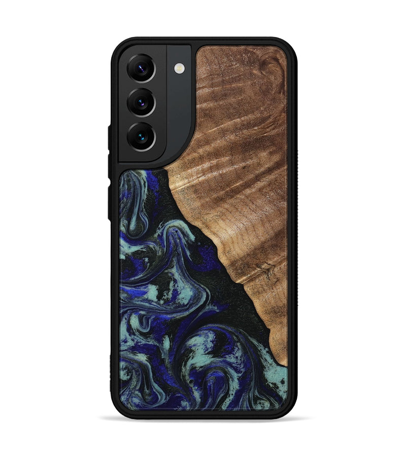 Galaxy S22 Plus Wood Phone Case - Kayley (Blue, 813773)