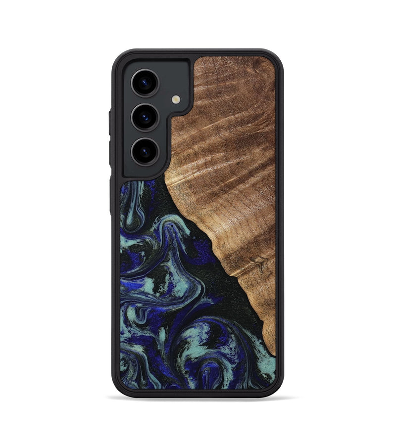 Galaxy S24 Wood Phone Case - Kayley (Blue, 813773)