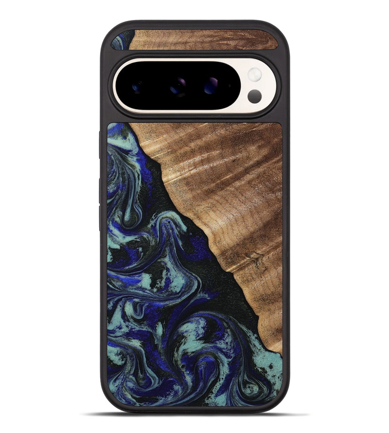 Pixel 10 Pro XL Wood Phone Case - Kayley (Blue, 813773)