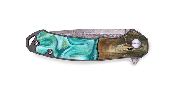 EDC Wood Pocket Knife - Gigi (Green, 813776)