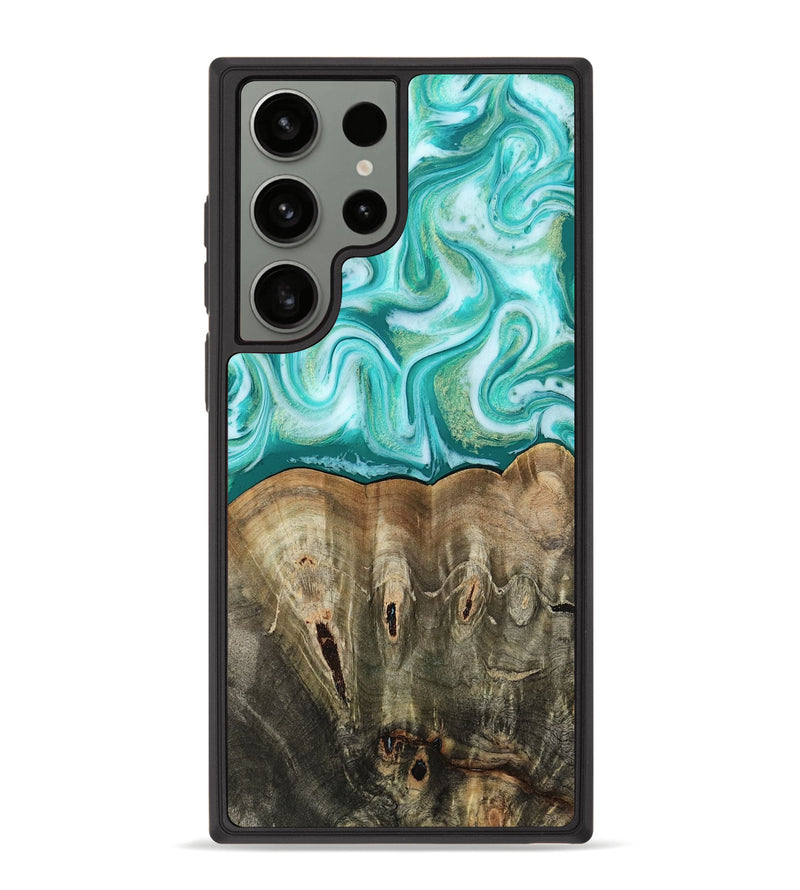 Galaxy S23 Ultra Wood Phone Case - Gigi (Green, 813776)