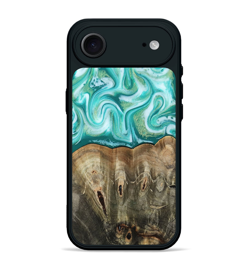 iPhone 17 Air Wood Phone Case - Gigi (Green, 813776)