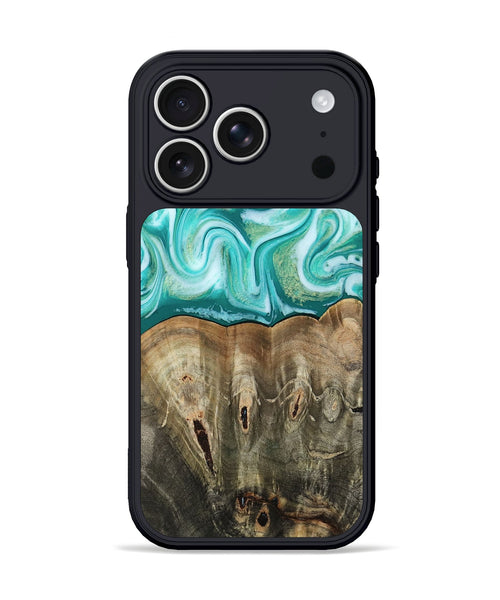 iPhone 17 Pro Wood Phone Case - Gigi (Green, 813776)
