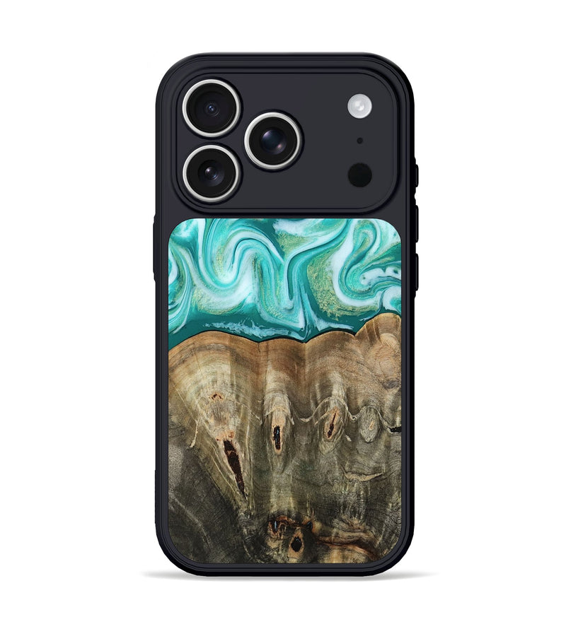 iPhone 17 Pro Wood Phone Case - Gigi (Green, 813776)