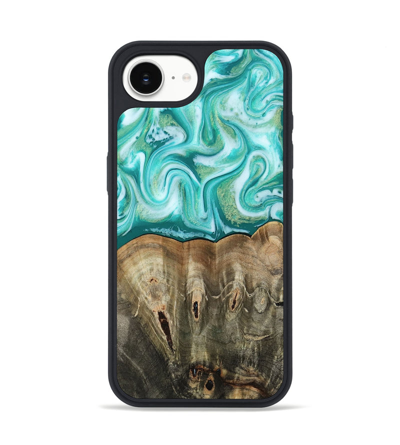 iPhone 17e Wood Phone Case - Gigi (Green, 813776)