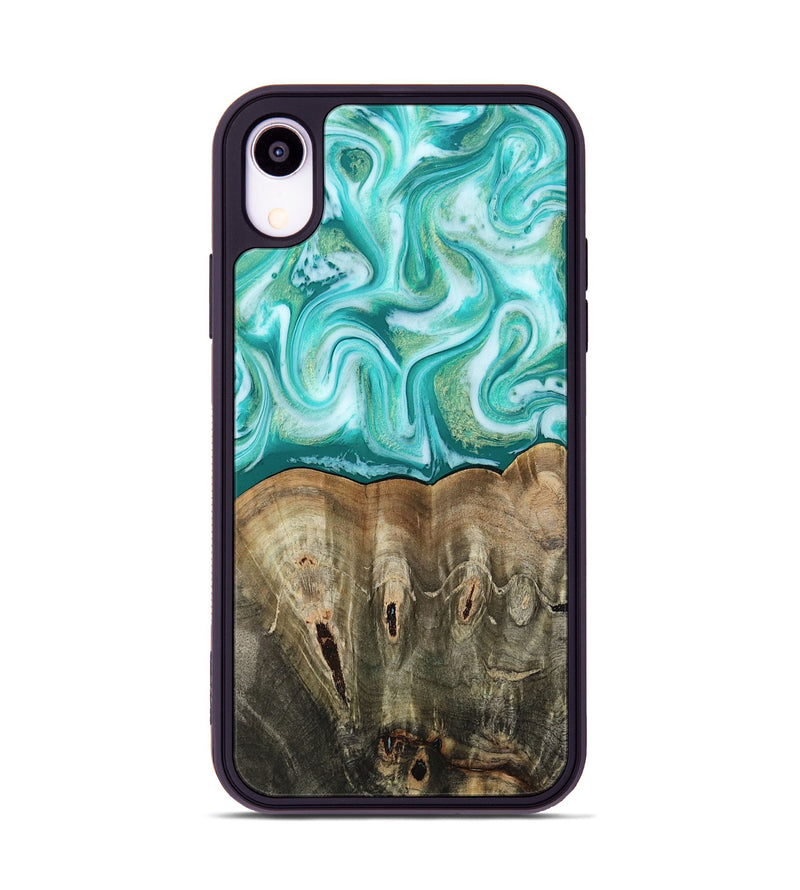 iPhone Xr Wood Phone Case - Gigi (Green, 813776)