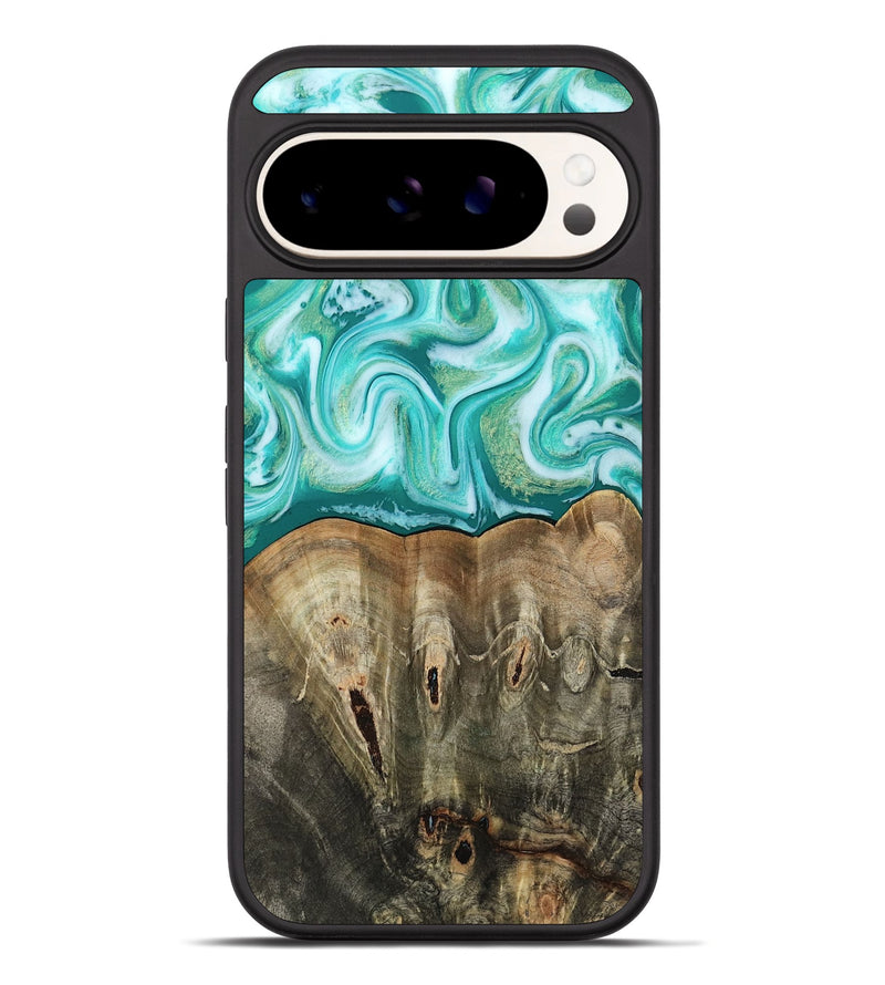 Pixel 10 Pro XL Wood Phone Case - Gigi (Green, 813776)