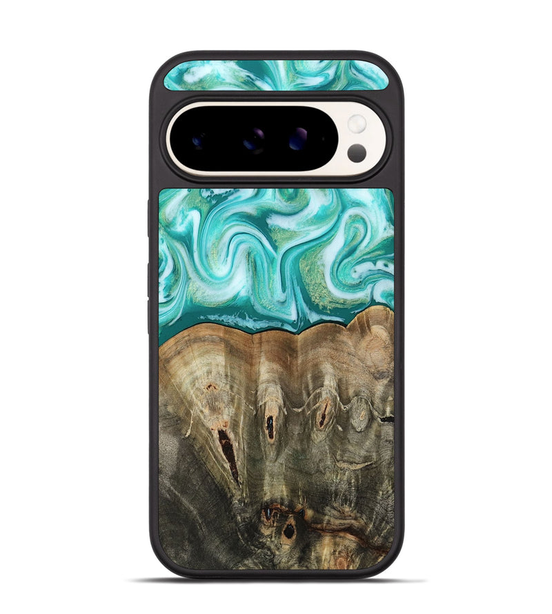 Pixel 9 Wood Phone Case - Gigi (Green, 813776)