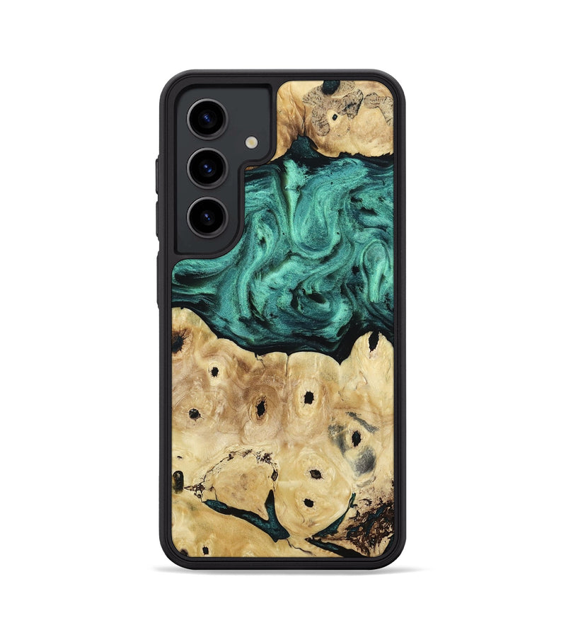 Galaxy S24 Wood Phone Case - Brendon (Green, 813781)